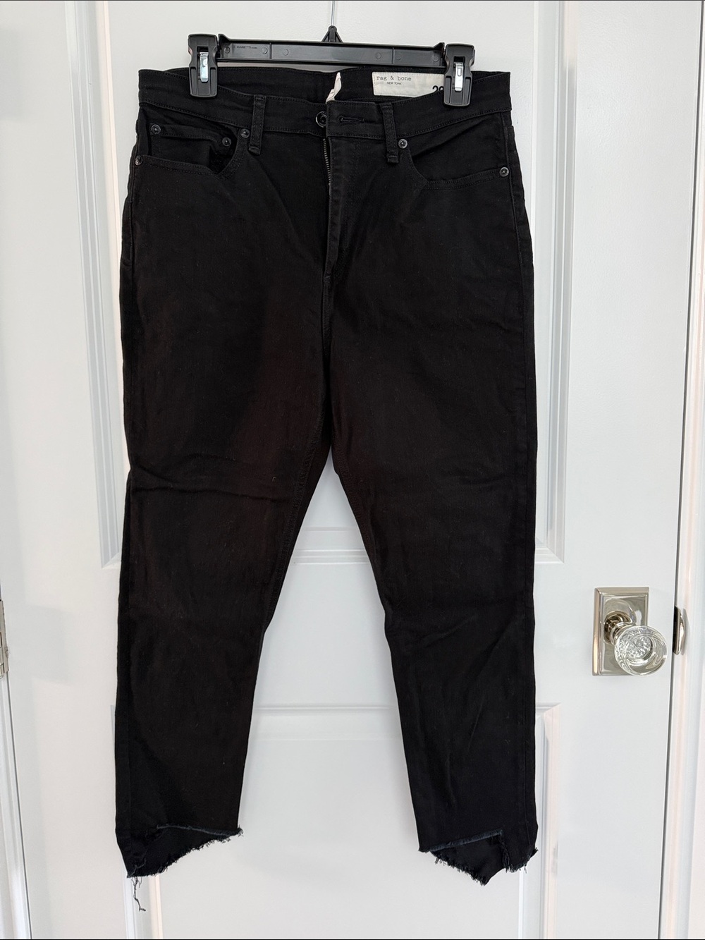 rag & bone Men’s Slim Straight Jeans - Black